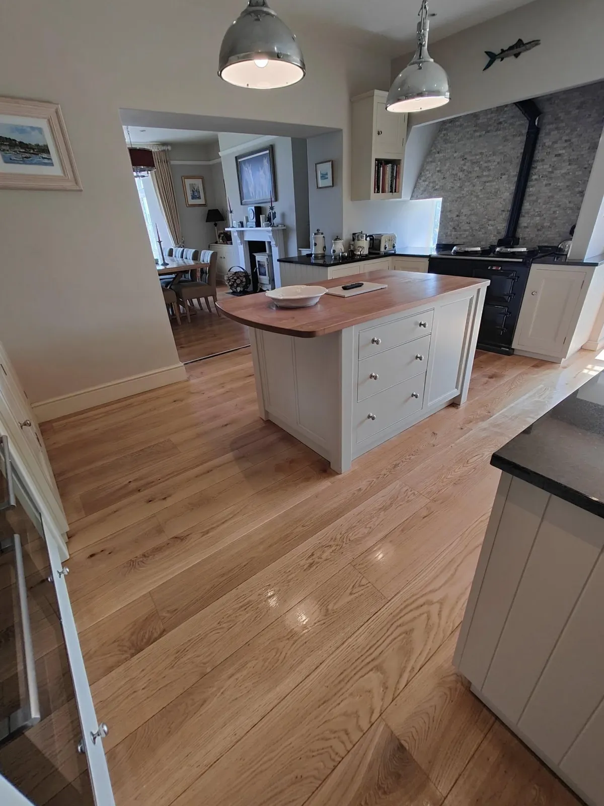 kitchen hard floor in Yorkshire after a professional deep clean 