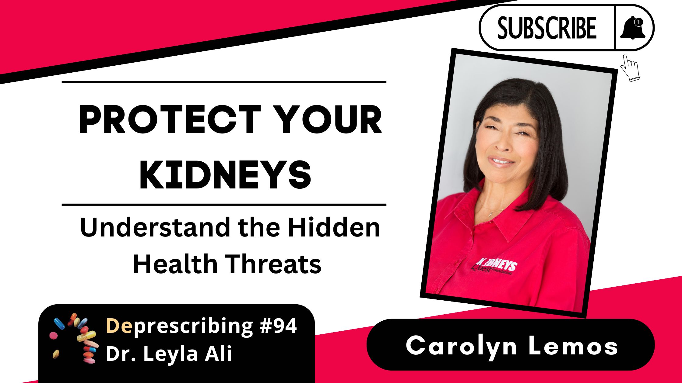 Deprescribing #94 Kidney Quest 101: Protect Your Kidneys with Carolyn Lemos