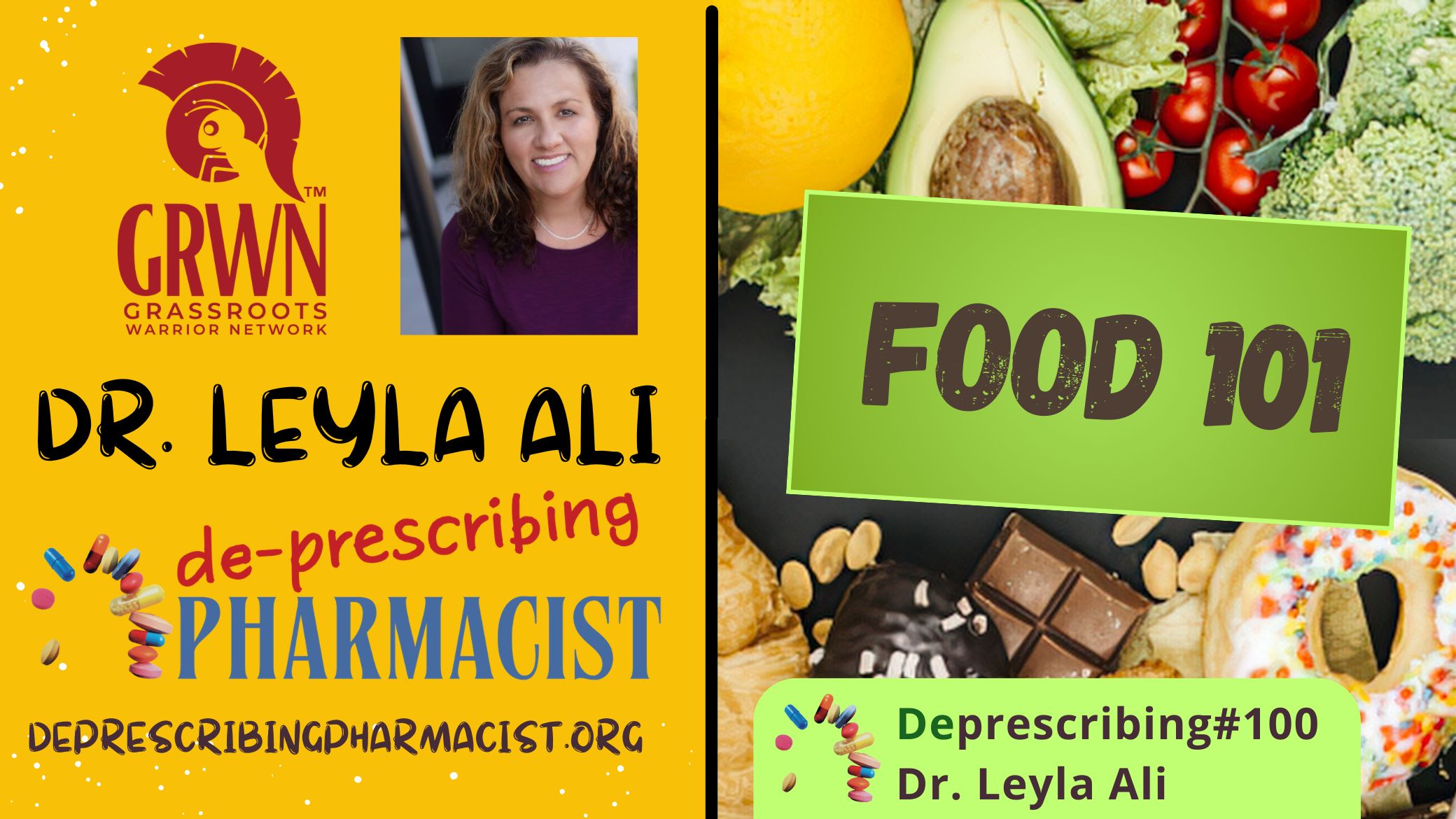 Deprescribing #100 Dr. Leyla Ali, Food 101
