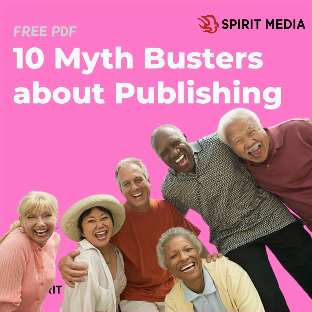 Kevin white with the text that says “Ten myths busters about publishing”