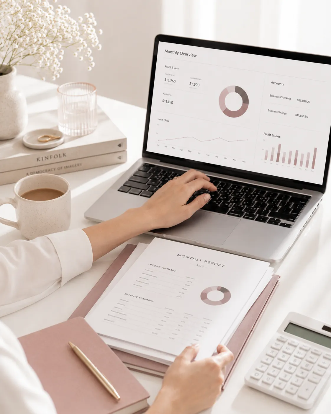 ready for monthly or quarterly bookkeeping support