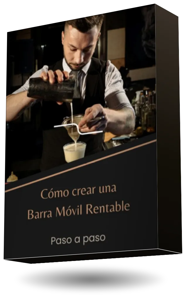 Mockup de la Guía para montar tu propia barra móvil