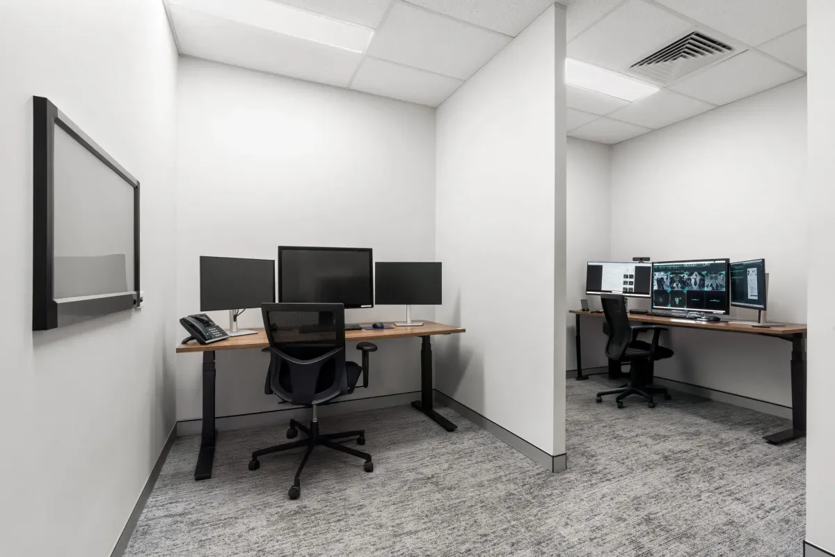 light and bright office fit out for a university