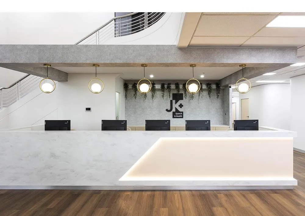 ultra modern marble fit out