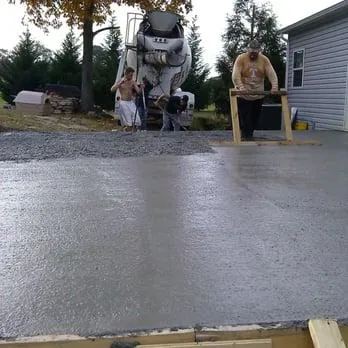 Ann Arbor Concrete builds and installs Driveway