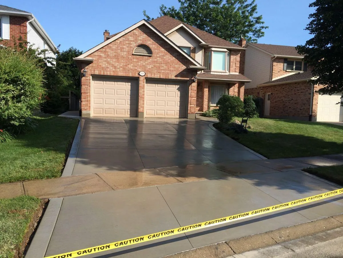 Ann Arbor Concrete builds and installs Driveway
