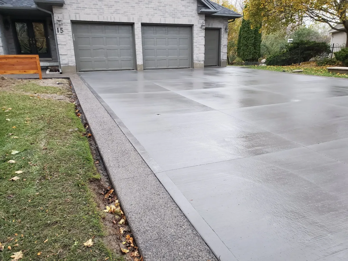 Ann Arbor Concrete builds and installs Driveway