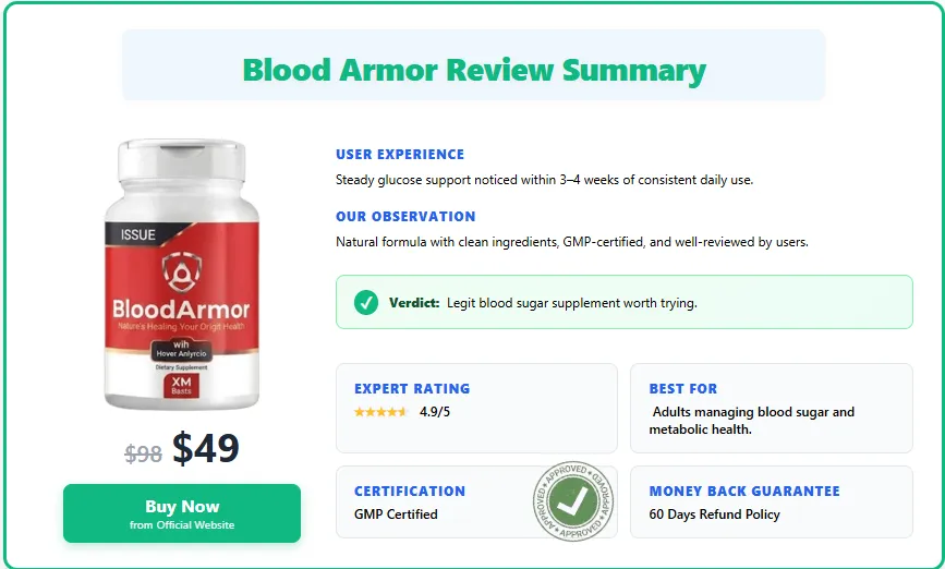 bloodarmor supplement