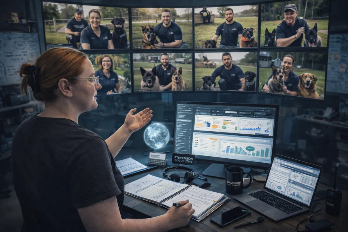Stevenson Solutions: Operational Consulting & Marketing Systems for Dog Trainers and Blue-Collar Businesses