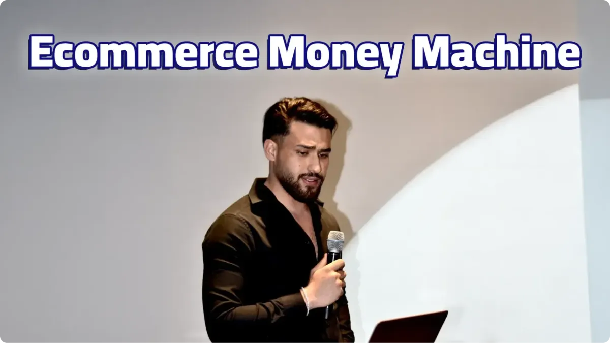 Presenter isolated on transparent background