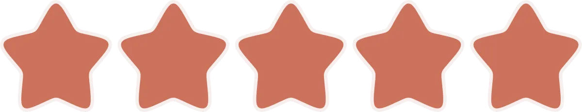 Five-star Google review rating