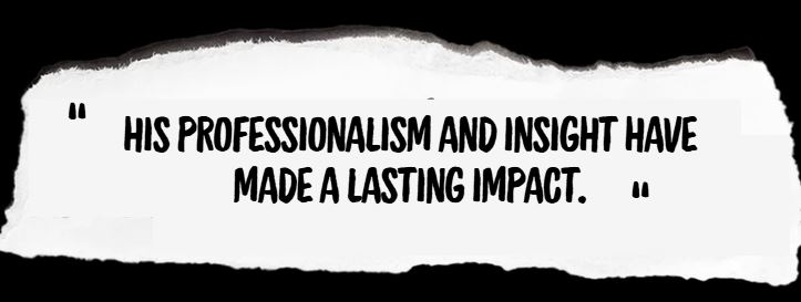 Quote highlighting professionalism and insight, emphasizing lasting impact, relevant to authority building in podcasting.