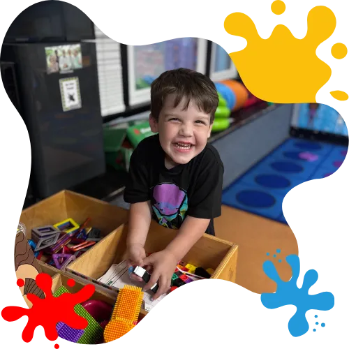 child playing at day care facility in donelson