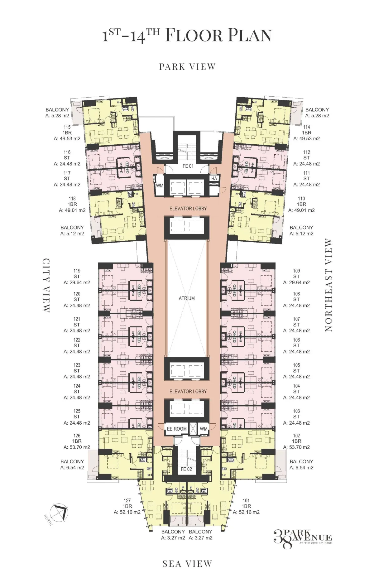 38 Park Avenue Floor Plan