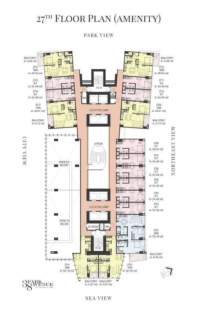 38 Park Avenue Floor Plan