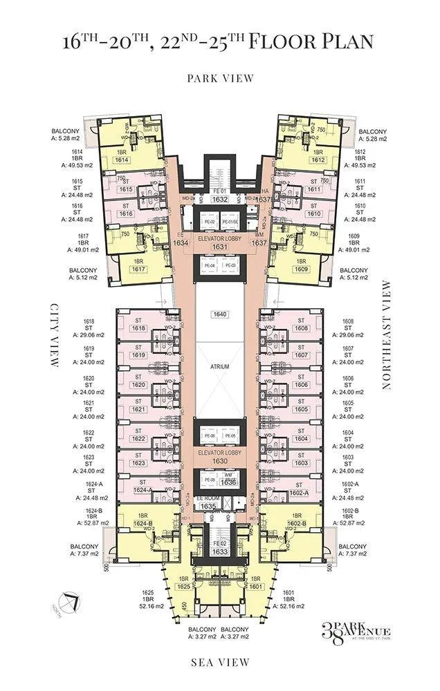 38 Park Avenue Floor Plan