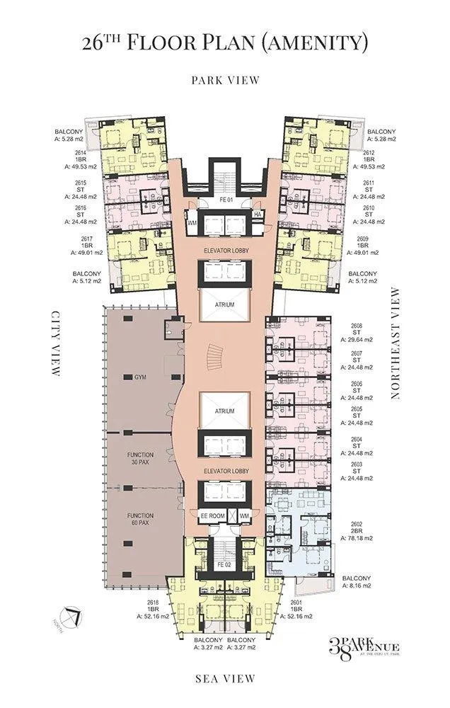 38 Park Avenue Floor Plan