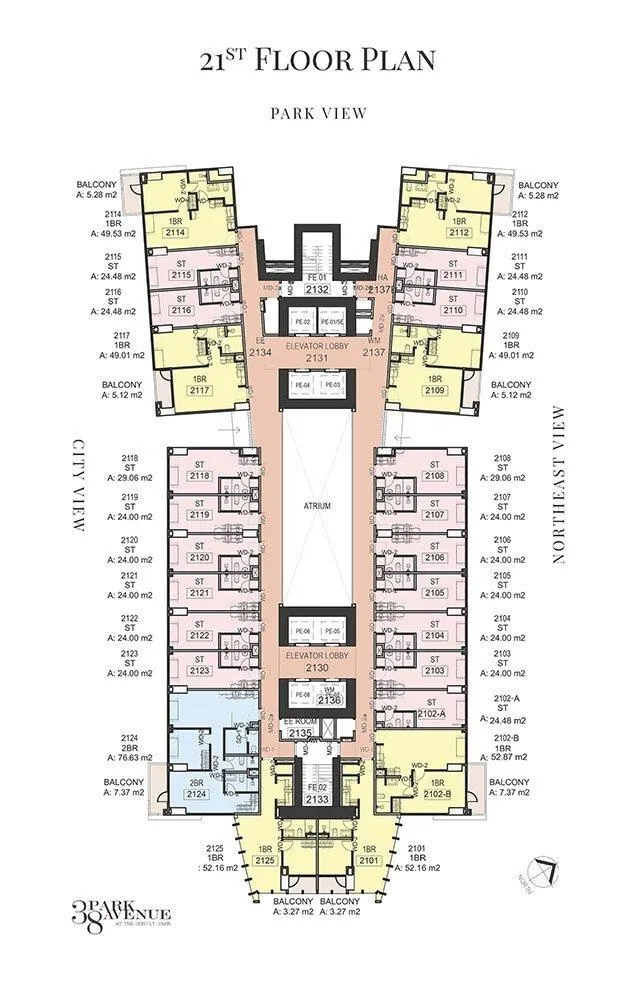 38 Park Avenue Floor Plan