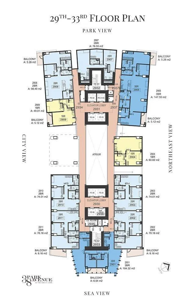 38 Park Avenue Floor Plan