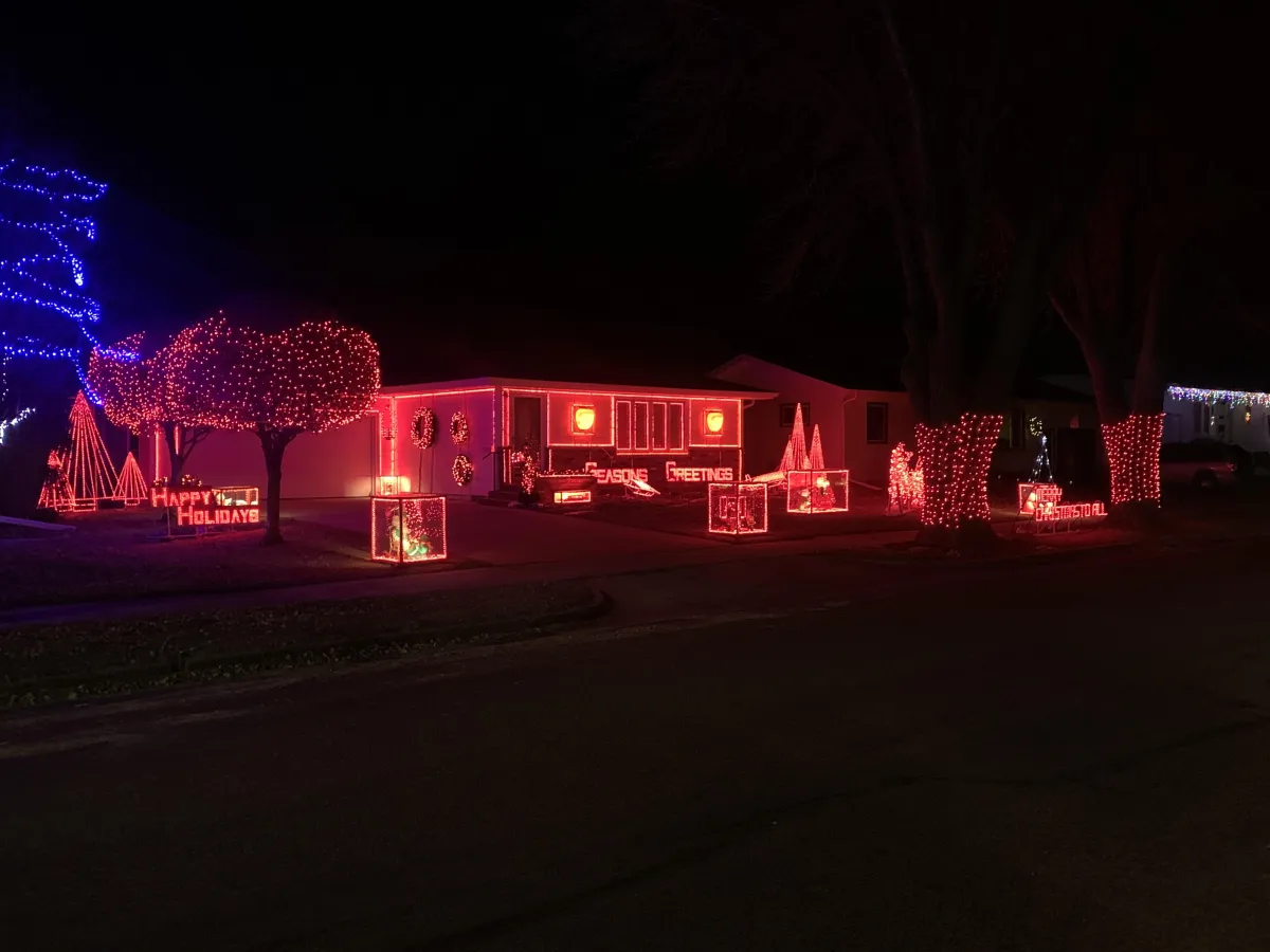 Santa's Sleigh Display.