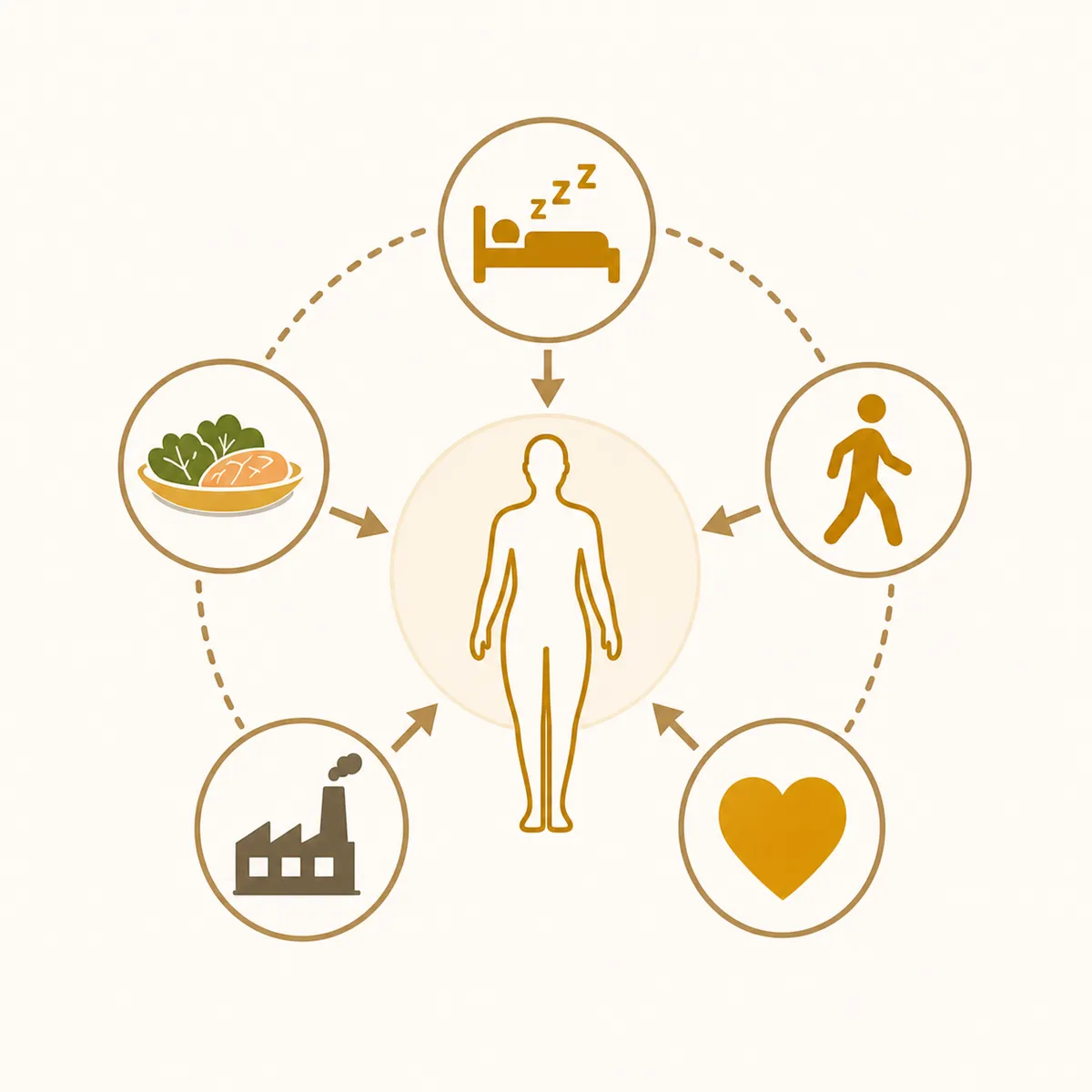 Icon showing lifestyle and environmental inputs for Module 2 – signals and context