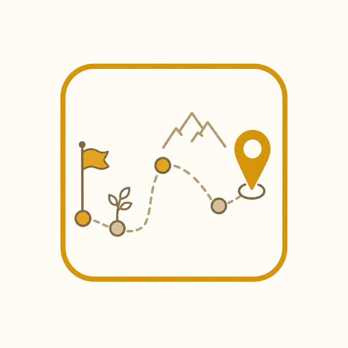 Icon showing map with pins for Module 5 – personal health map