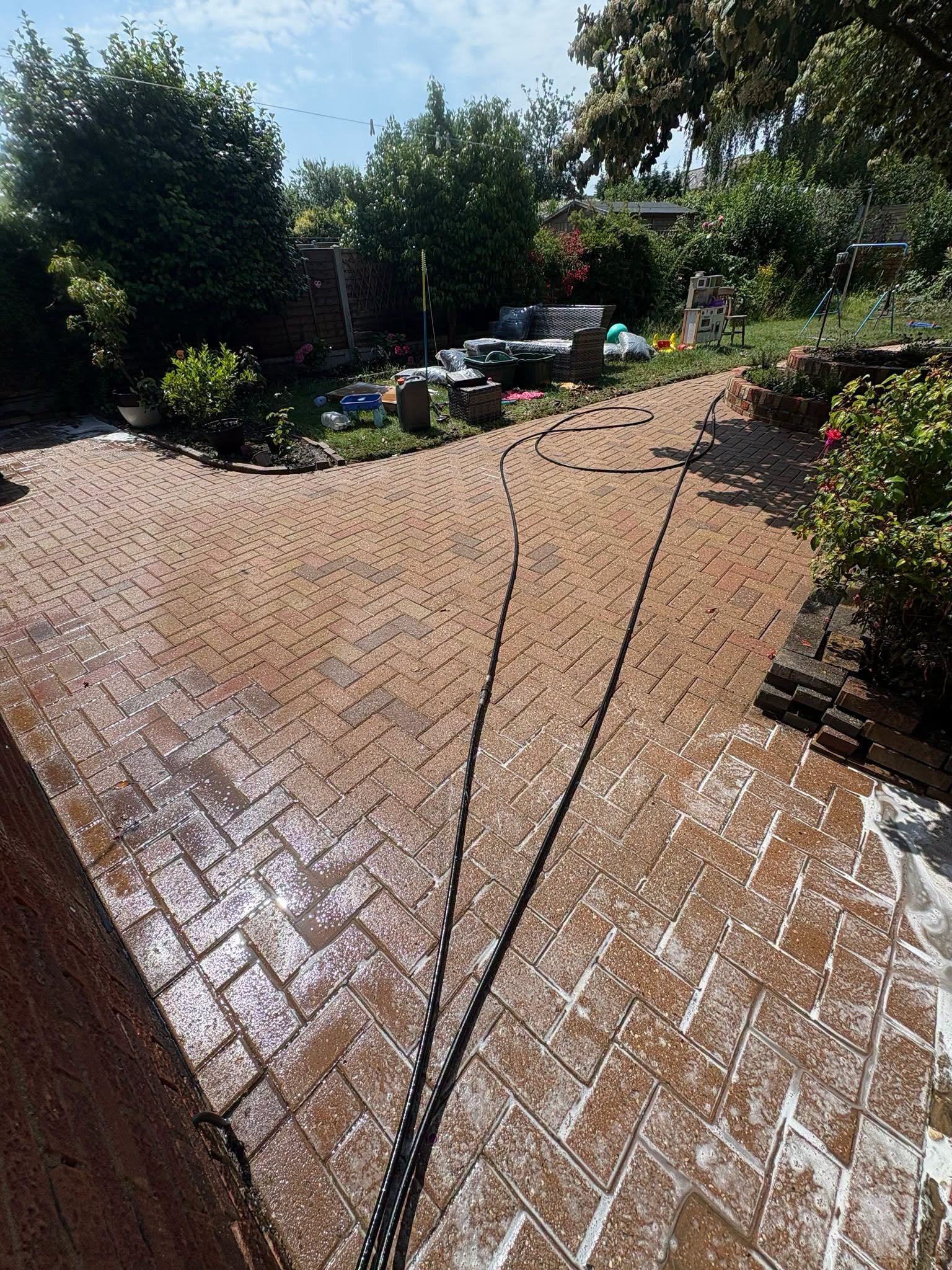 block paving cleaning colchester