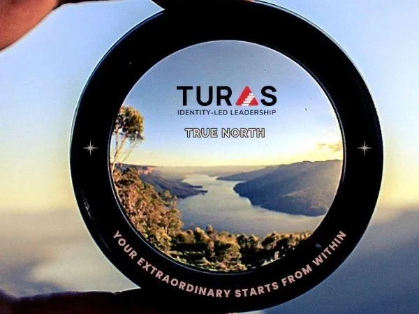 Compass illustration representing True North — an inner guide for values-based life and leadership.