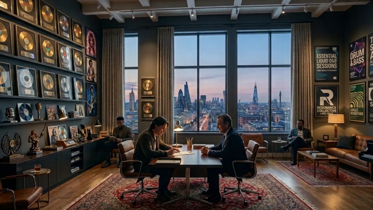 Artist signing contract