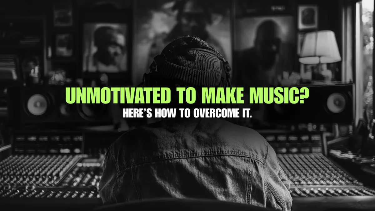 How can I be more motivated to make music?