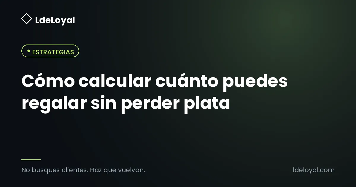 Cómo calcular cuánto puedes regalar sin perder plata