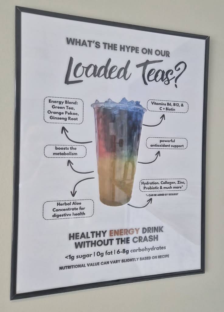 Close-up of a signature shake