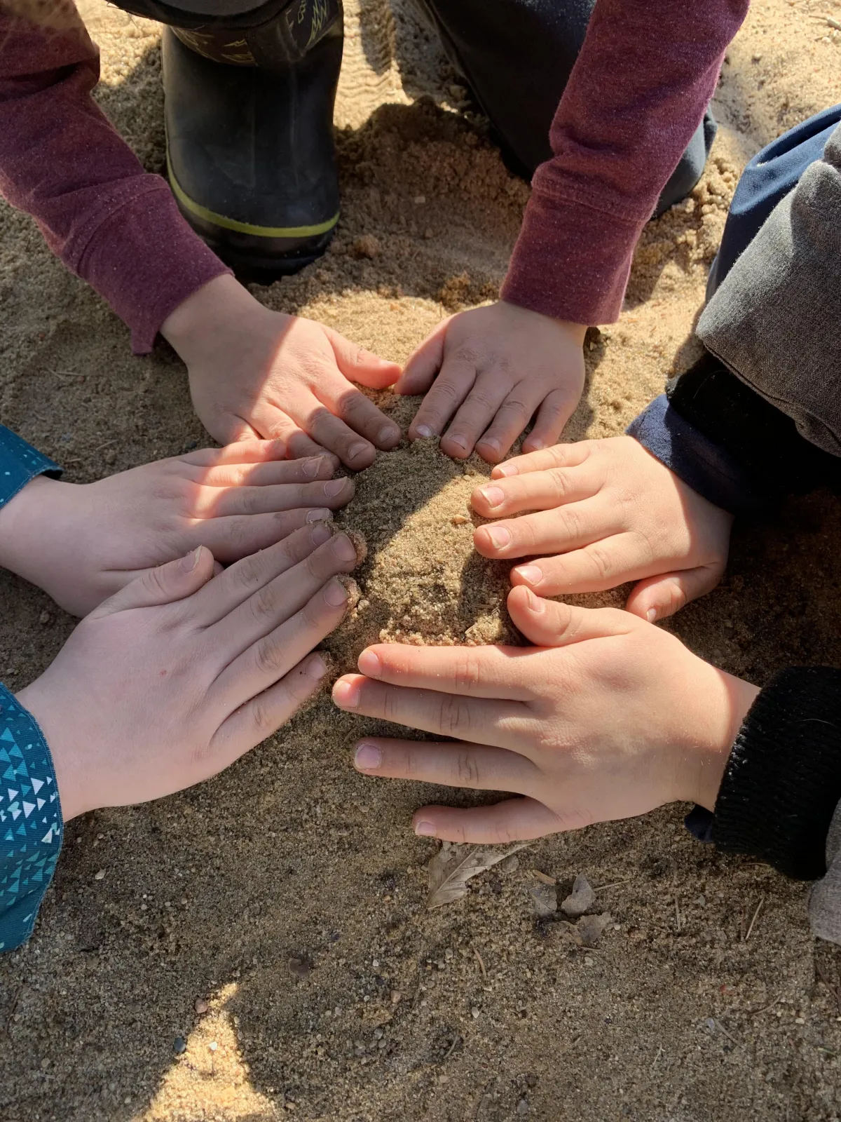 Children learning and playing in a welcoming childcare environment.