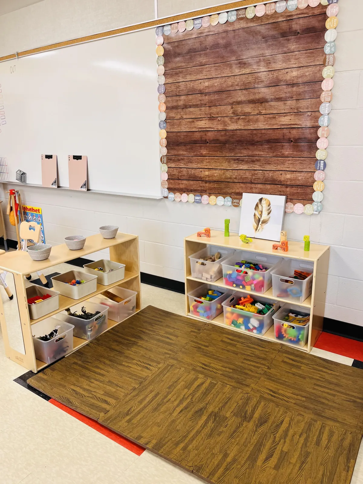 Children learning and playing in a welcoming childcare environment.