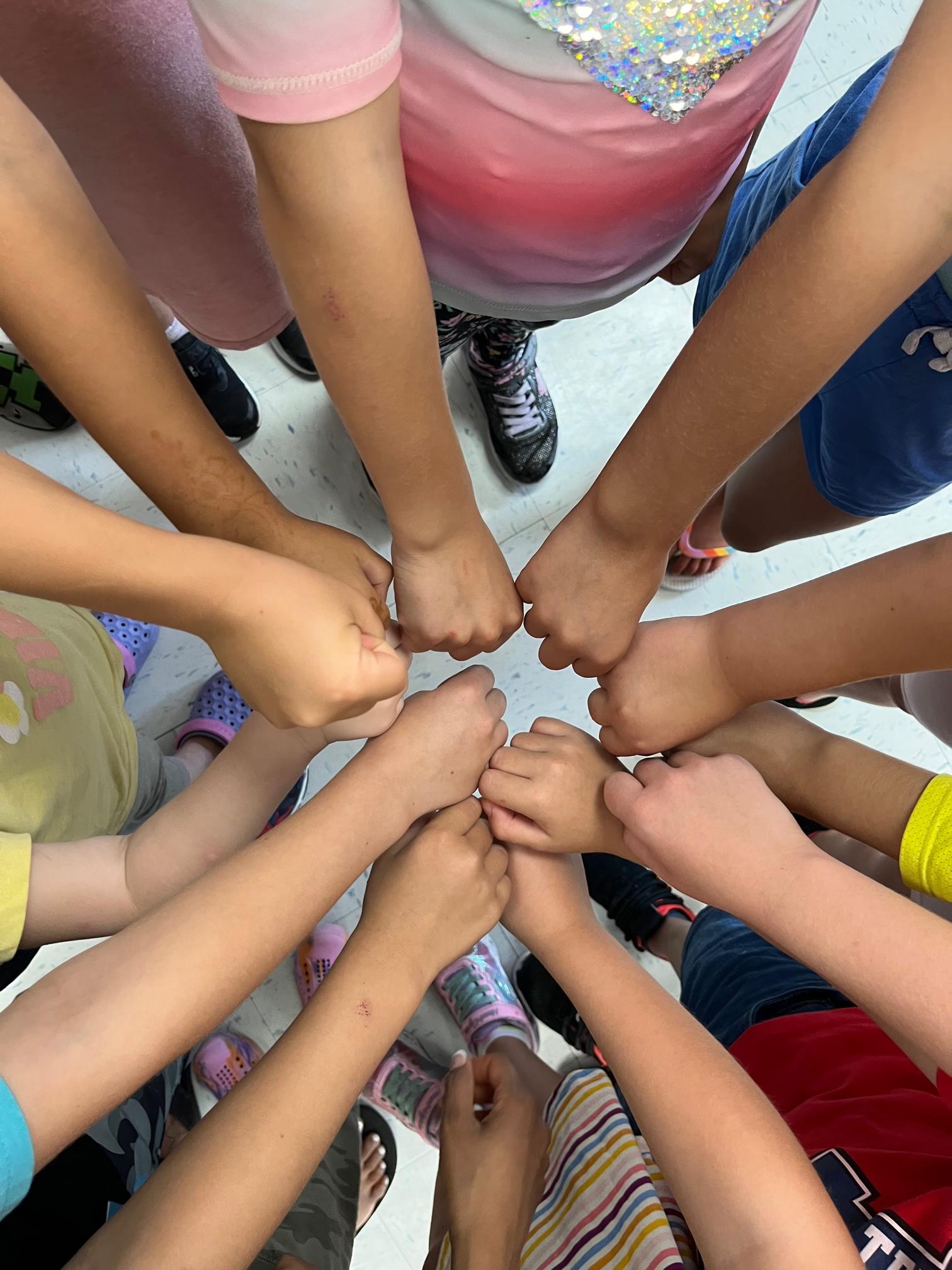 Children engaged in early learning play