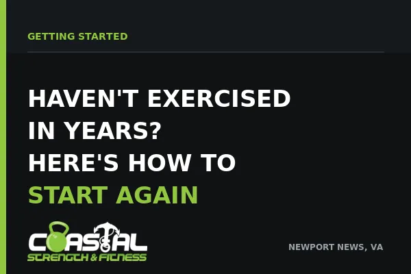 haven't exercised in years? here's how to start again