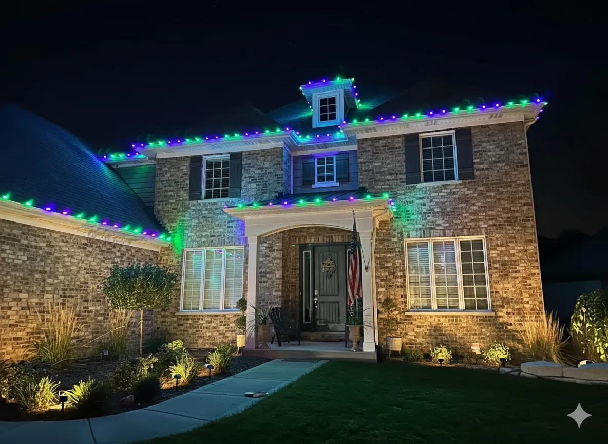 Greensboro Christmas Lights Installation