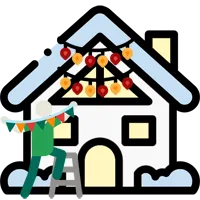 Greensboro  NC Christmas Lights Installation