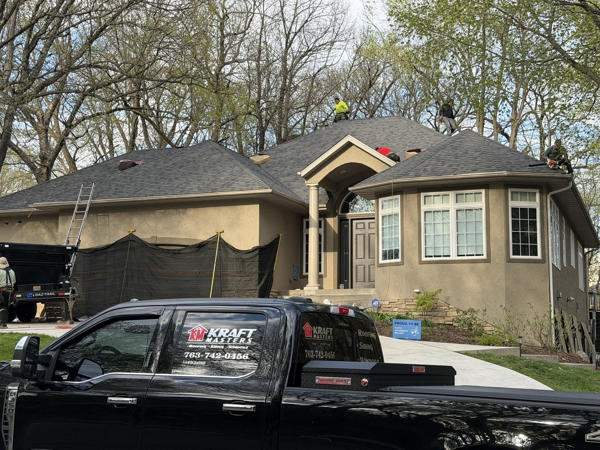 KraftMaster's Restoration Roofing In Otsego MN for Storm Damage Repair Job