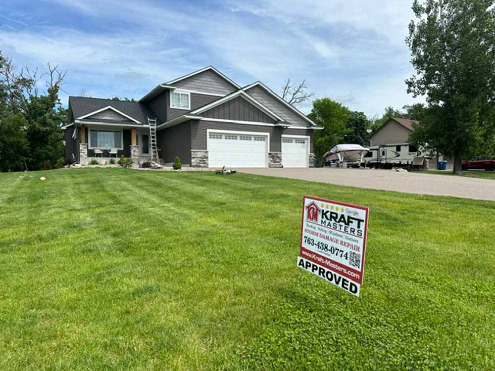 KraftMaster's Restoration Roofing In Otsego MN for Storm Damage Repair Job