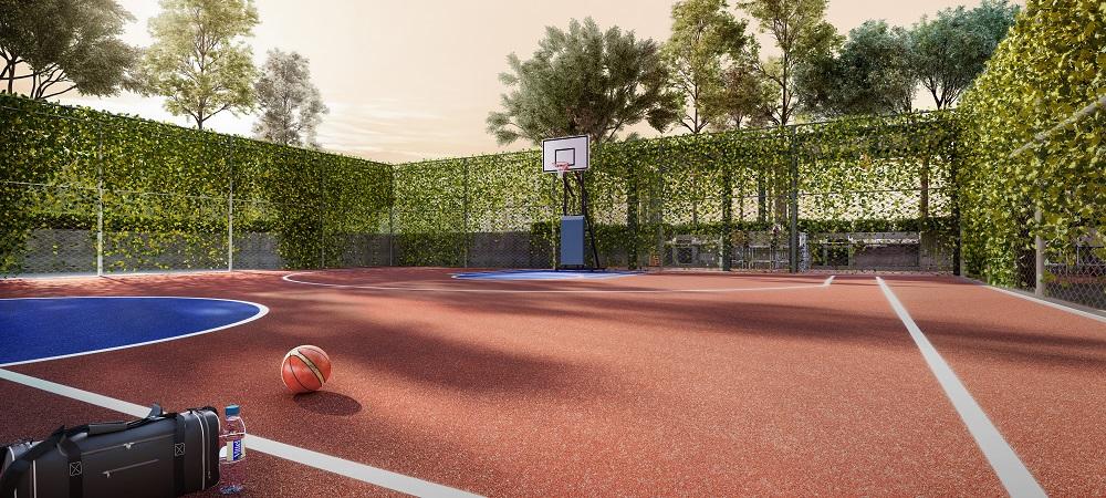 Exsim Half Basketball Court