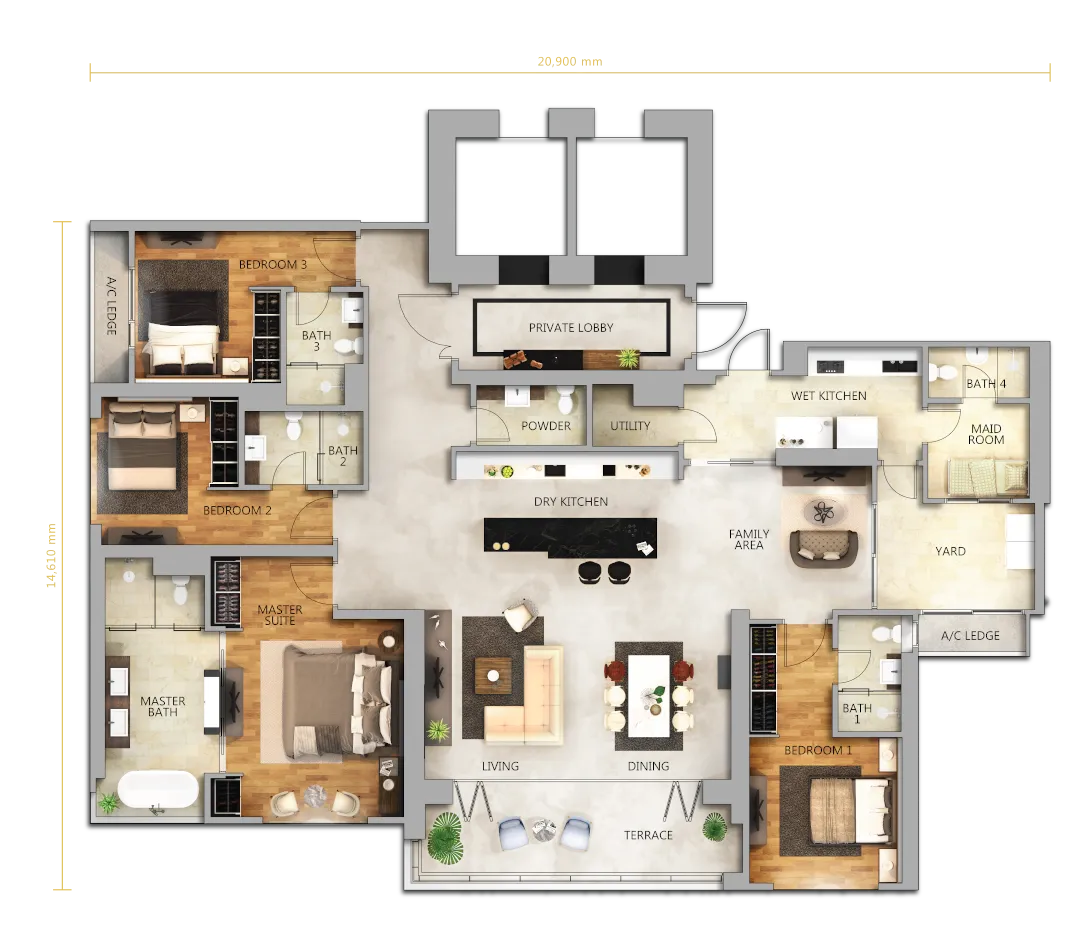Astaka Floorplan