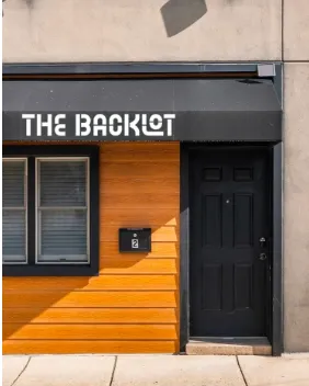 Building facade of The Backlot