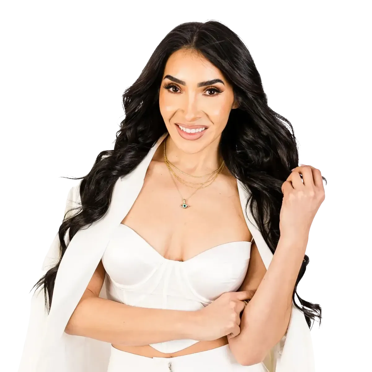 Marisa Escobar standing in a professional setting, presenting a confident and approachable expression.