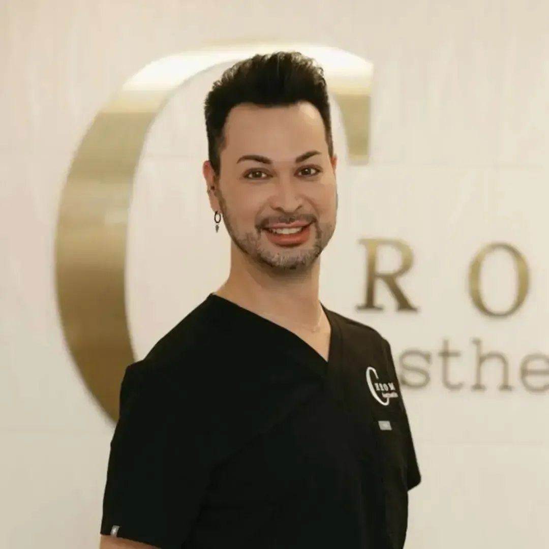 Headshot of Joey Gutierrez, Licensed Esthetician at Chrome Aesthetics Spa in Albuquerque, New Mexico.