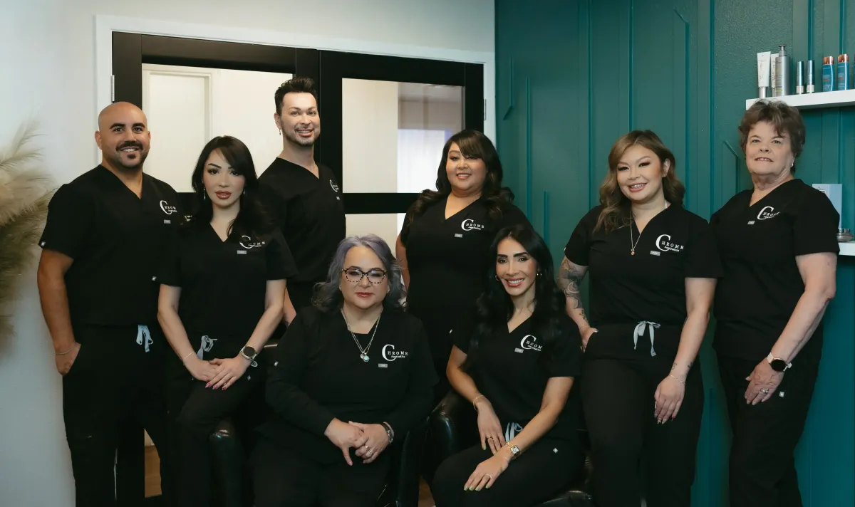 The expert team at Chrome Aesthetics showcasing their commitment to advanced aesthetic care.