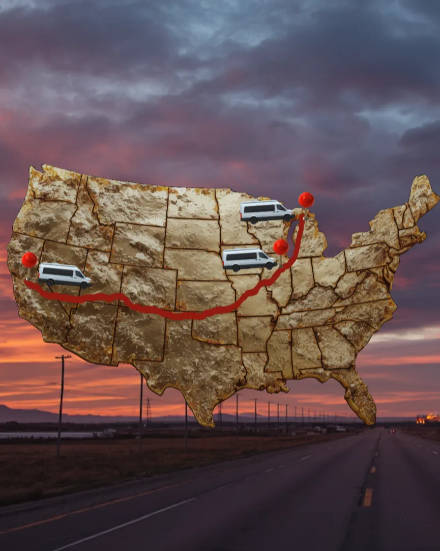 Dispatches from the American West, featuring scenic highway views