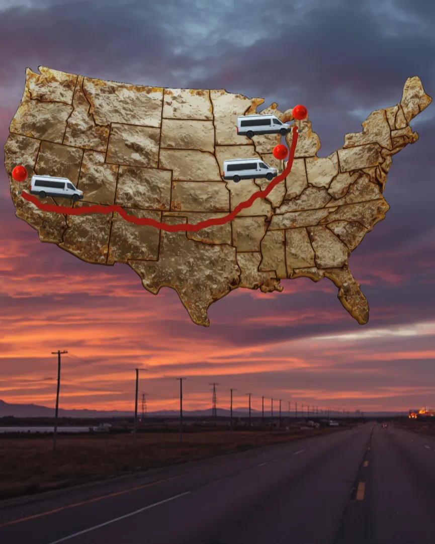 Dispatches from the American West, featuring scenic highway views