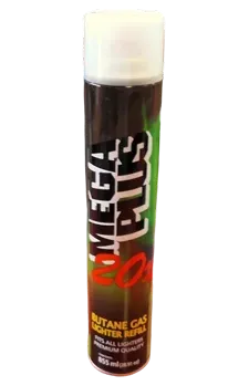 Mega Plus Ultra Purified Butane Gas Lighter Refill | House of Pipes