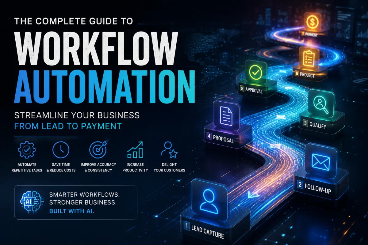 The Complete Guide to Workflow Automation: Streamline Your Business from Lead to Payment